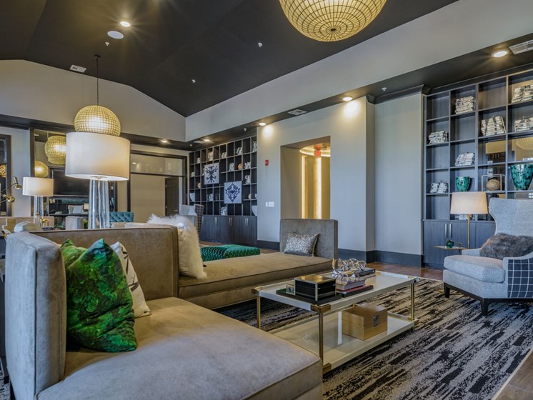 Posh Resident Lounge With Media at Abberly Square Apartment Homes, Waldorf, 20601